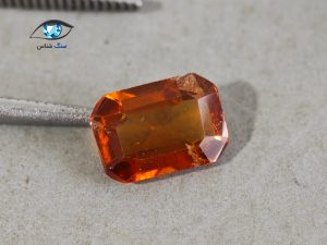 قیمت خرید نگین گارنت هسونیت نارنجی اصل