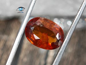 قیمت خرید نگین گارنت هسونیت نارنجی اصل