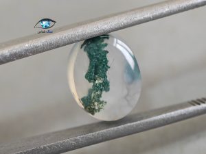 قیمت خرید نگین عقیق خزه ای سبز اصل
