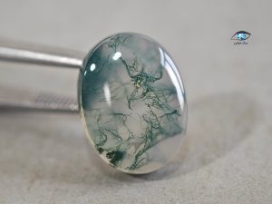 قیمت خرید نگین عقیق خزه ای سبز اصل