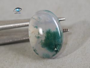 قیمت خرید نگین عقیق خزه ای سبز اصل