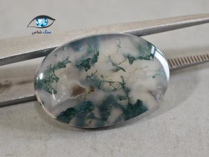 قیمت خرید نگین عقیق خزه ای سبز اصل