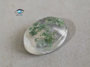 قیمت خرید نگین عقیق خزه ای سبز اصل
