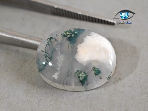 قیمت خرید نگین عقیق خزه ای سبز اصل