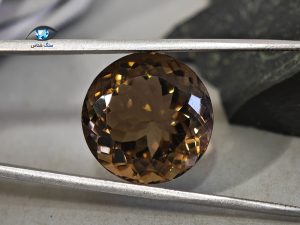 قیمت خرید نگین سنگ کوارتز دودی اصل