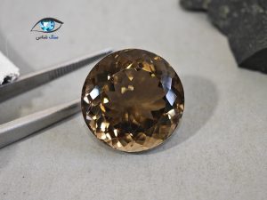 قیمت خرید نگین سنگ کوارتز دودی اصل