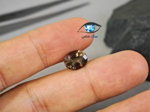 قیمت خرید نگین سنگ کوارتز دودی اصل
