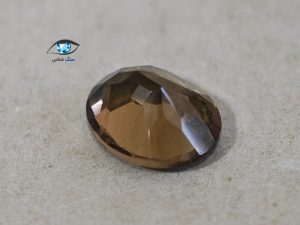 کوارتز دودی بیضی 2.5 قیراط - تصویر 3