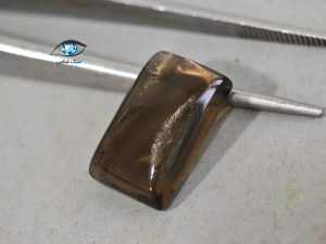قیمت خرید نگین سنگ کوارتز دودی اصل