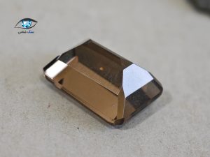 کوارتز دودی مستطیلی 8.3 قیراط - تصویر 3