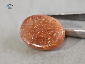 سنگ خورشید بیضی 8 قیراط - تصویر 3