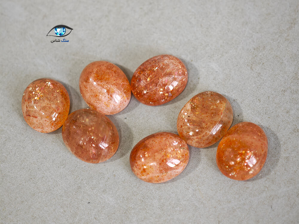 قیمت خرید نگین سنگ خورشید سان استون اصل