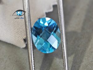 قیمت خرید نگین سنگ توپاز آبی اصل