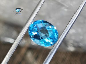 قیمت خرید نگین سنگ توپاز آبی اصل