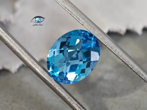 قیمت خرید نگین سنگ توپاز آبی اصل