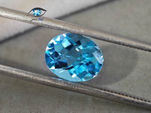 قیمت خرید نگین سنگ توپاز آبی اصل